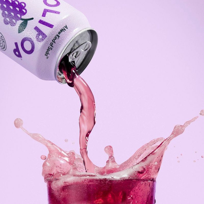 slide 6 of 7, OLIPOP Classic Grape Soda - 12 fl oz can, 12 fl oz