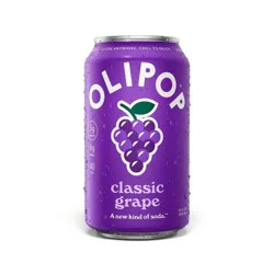 OLIPOP Classic Grape Soda - 12 fl oz can