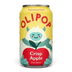 OLIPOP Crisp Apple Soda - 12 fl oz Can