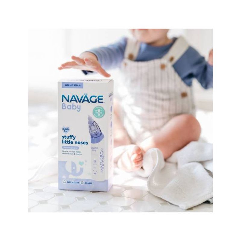 slide 2 of 5, NAVAGE NASAL CARE Baby Electric Nasal Aspirator, 1 ct