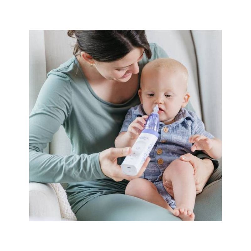 slide 3 of 5, NAVAGE NASAL CARE Baby Electric Nasal Aspirator, 1 ct