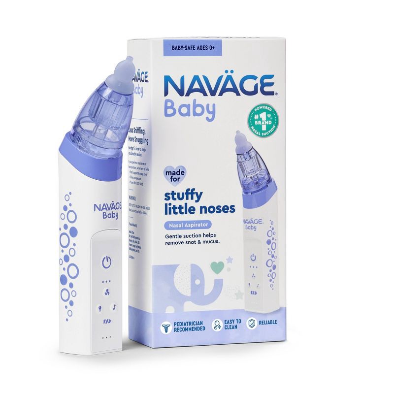slide 1 of 5, NAVAGE NASAL CARE Baby Electric Nasal Aspirator, 1 ct