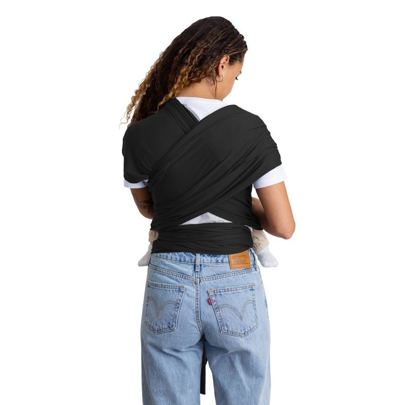 slide 3 of 7, Moby True Wrap Baby Carrier - Black Onyx, 1 ct