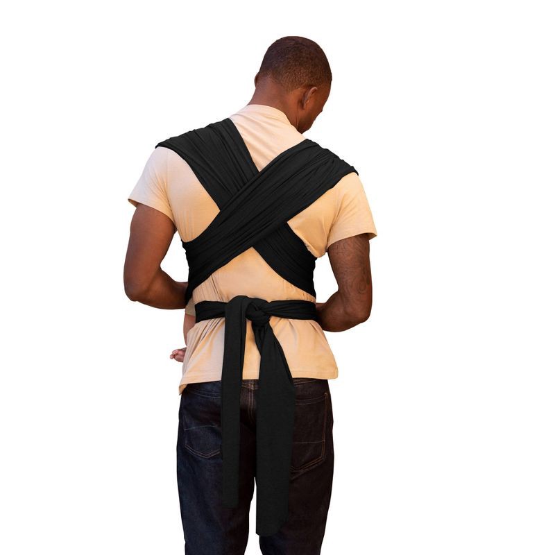 slide 4 of 7, Moby True Wrap Baby Carrier - Black Onyx, 1 ct