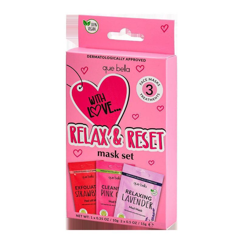 slide 1 of 3, Que Bella Relax and Reset Gift Set - 3ct, 3 ct