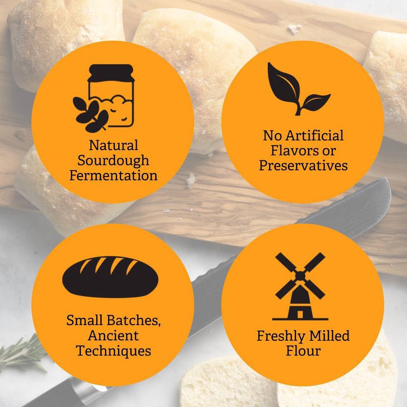 slide 5 of 5, Izzio Artisan Bakery Ciabatta Rolls - 12oz/6ct, 6 ct; 12 oz