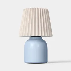 Mini Lamp Ceramic Clean Blue - Room Essentials™