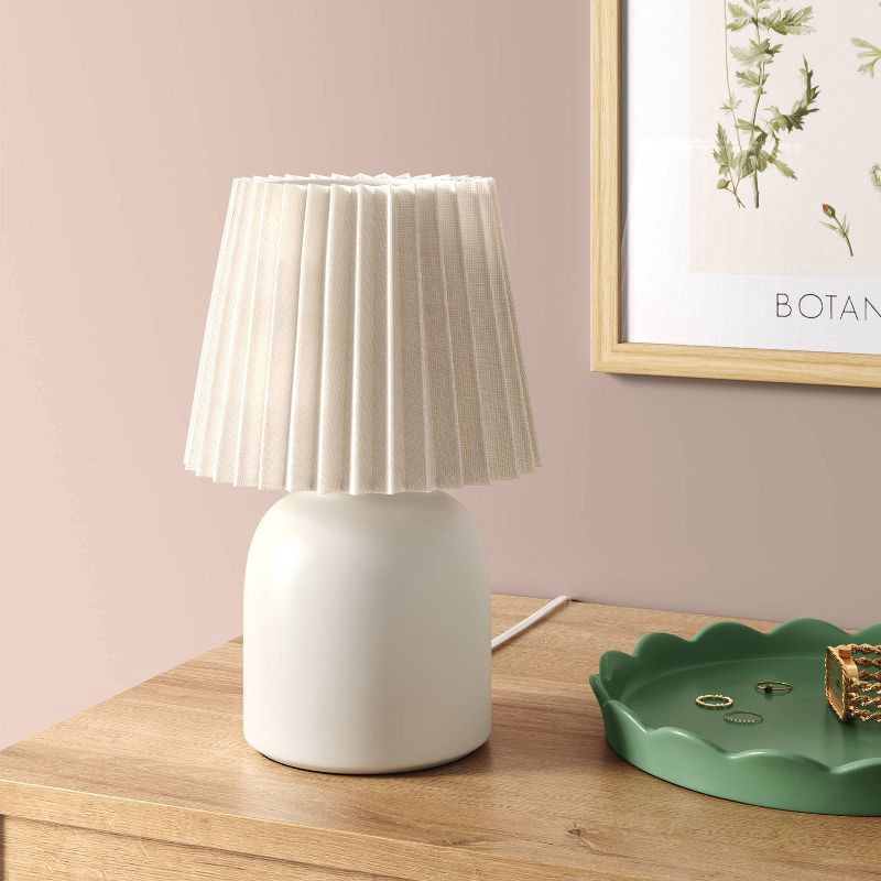slide 3 of 4, Mini Lamp Ceramic New Ivory - Room Essentials™, 1 ct