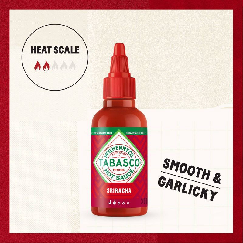slide 2 of 8, TABASCO Sriracha Squeezy Hot Sauce - 2.4oz, 2.4 oz
