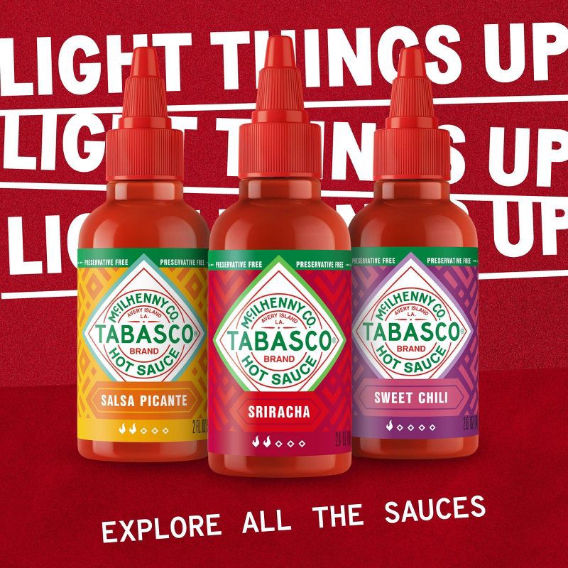 slide 8 of 8, TABASCO Sriracha Squeezy Hot Sauce - 2.4oz, 2.4 oz