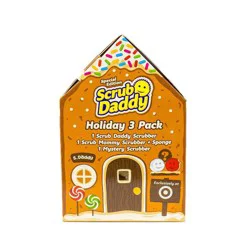 Scrub Daddy Special Edition Gingerbread House Sponge - 3ct - Exclusive to Target