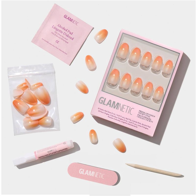 slide 3 of 6, Glamnetic Candy Corn Press-On Nails - 30 ct - Ulta Beauty, 30 ct