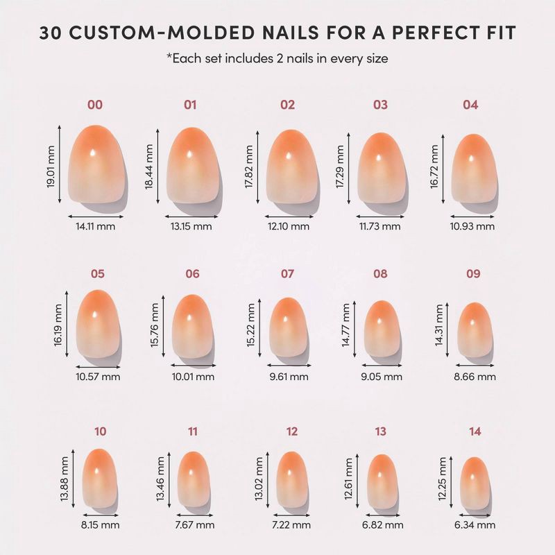 slide 6 of 6, Glamnetic Candy Corn Press-On Nails - 30 ct - Ulta Beauty, 30 ct