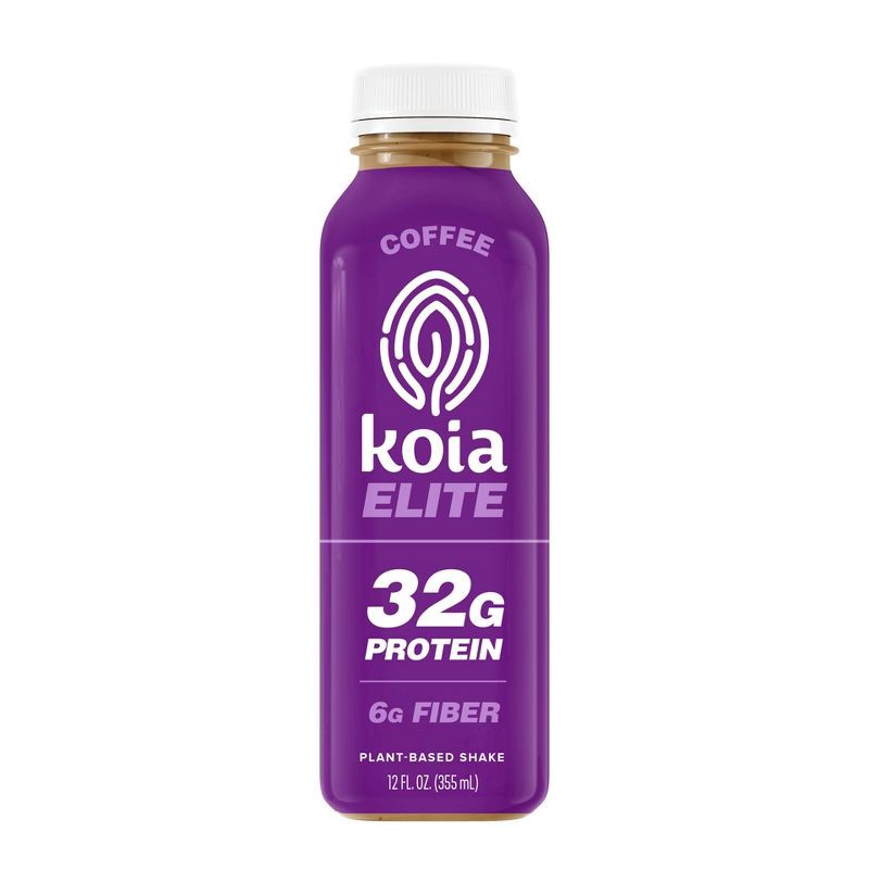 slide 1 of 5, Koia Elite Coffee 32g Protein Plant-Based Shake - 12 fl oz, 32 gram, 12 fl oz