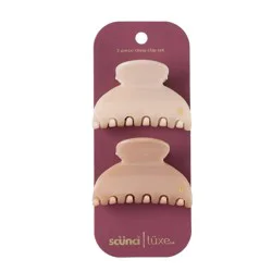 scunci scünci | lüxe Statement Classic Claw Clips - 2pcs: Hair Styling, All Hair Types