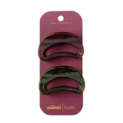 scunci scünci | lüxe Statement Oval Claw Clips - 2pcs