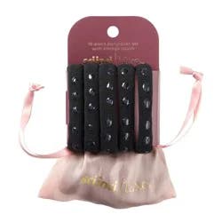 scunci scünci | lüxe No-Slip Grip Active Hosiery Ponytailers with Storage Bag - All Hair - 10pcs: Spandex, Elastic, Hair Styling