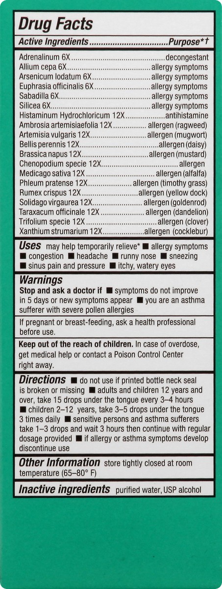 slide 5 of 9, Bioallers Allergy Pollen Hayfever, 1 oz