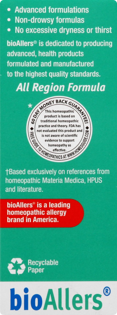 slide 8 of 9, Bioallers Allergy Pollen Hayfever, 1 oz