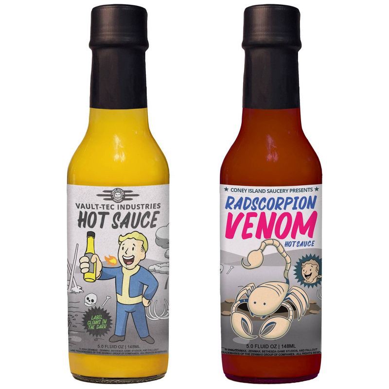 slide 2 of 3, Fallout Hot Sauce 2-Pack, 1 ct