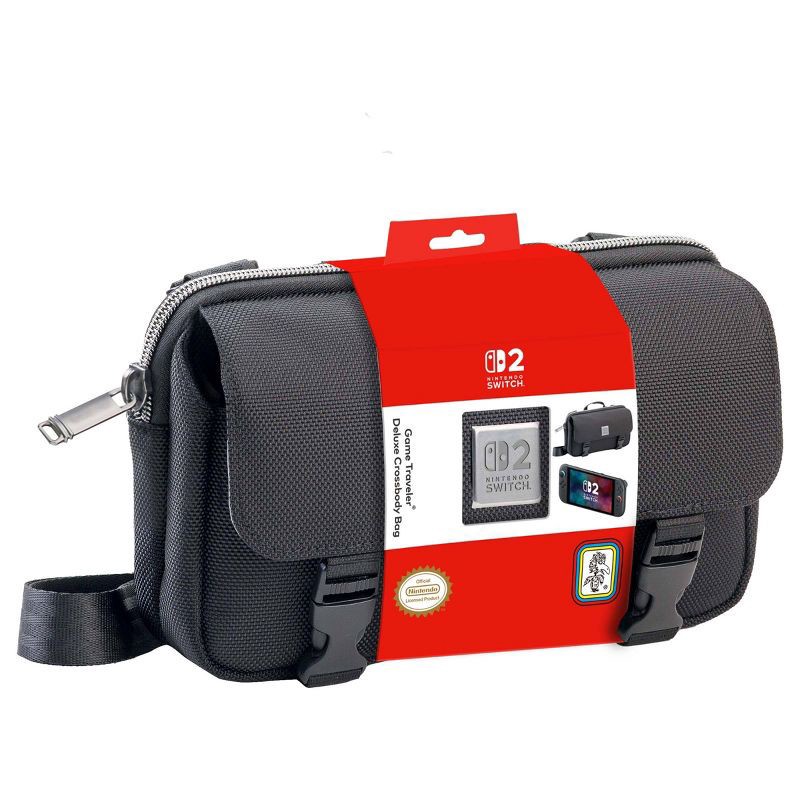 slide 1 of 5, RDS Industries Nintendo Switch 2 Game Traveler Deluxe Crossbody Bag Case, 1 ct