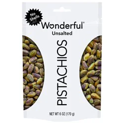 Wonderful No Shell Unsalted Pistachios - 6oz