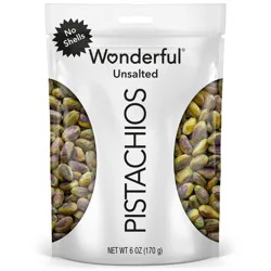 Wonderful No Shell Unsalted Pistachios - 6oz
