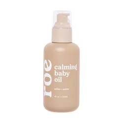 Roe Wellness Calming Baby Oil for Hair, Scalp, Body, Sensitive Skin to Hydrate & Soothe, Fragrance Free - 4 fl oz