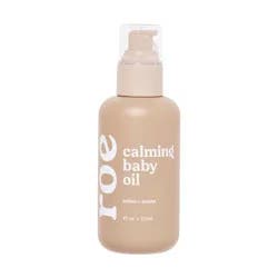 Roe Wellness Calming Baby Oil for Hair, Scalp, Body, Sensitive Skin to Hydrate & Soothe, Fragrance Free - 4 fl oz