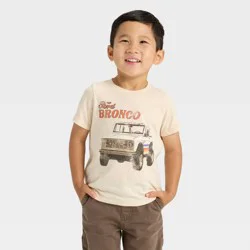 Toddler Ford Bronco Short Sleeve Graphic T-Shirt - Beige 3T