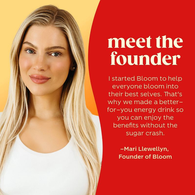 slide 7 of 11, BLOOM NUTRITION Bloom Crisp Apple Energy Drink - 12 fl oz Can, 12 fl oz