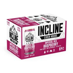 Incline Cider Company Imperial Red Raspberry Hard Cider - 6pk/12oz Cans