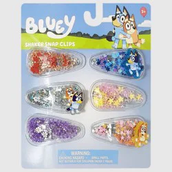 BBC Bluey Confetti Snaps Hair Clips - 6pk: Hair Styling, All Hair Types