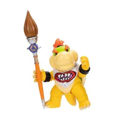 Nintendo The Super Mario Galaxy Movie - 5” Figure Series – Bowser Jr. Figure with Paint Brush Accessory