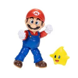 Nintendo The Super Mario Galaxy Movie - 5” Figure Series – Mario Figure with Luma Star Accessory