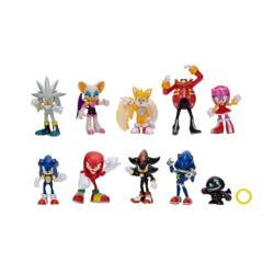 Sonic the Hedgehog Friends and Rivals 2.5” Action Figures 10 Pack