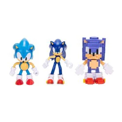 Sonic the Hedgehog Sonic 35th Anniversary 4" Action Figure - 3 Pack