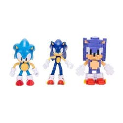 Sonic the Hedgehog Sonic 35th Anniversary 4" Action Figure - 3 Pack