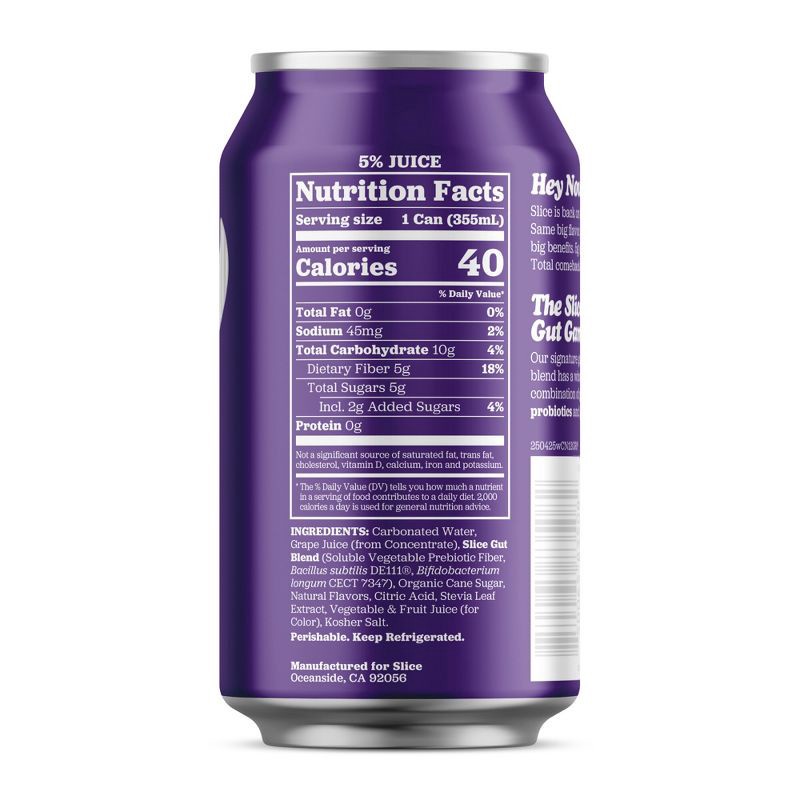 slide 9 of 9, Slice Grape Healthy Soda - 12 fl oz, 12 fl oz