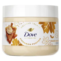 Dove Beauty Limited Edition Fall Holiday Treat Body Scrub - Cinnamon Pumpkin Pie - 15oz