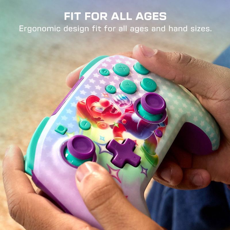 slide 6 of 15, Turtle Beach Rematch Wireless Controller Invincible Mario - Nintendo Switch: Bluetooth, Motion Control, 1 ct