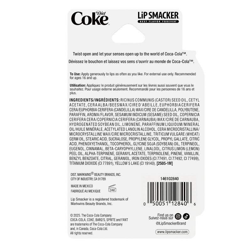 slide 3 of 3, Lip Smacker Diet Coke Lip Balm, 1 ct