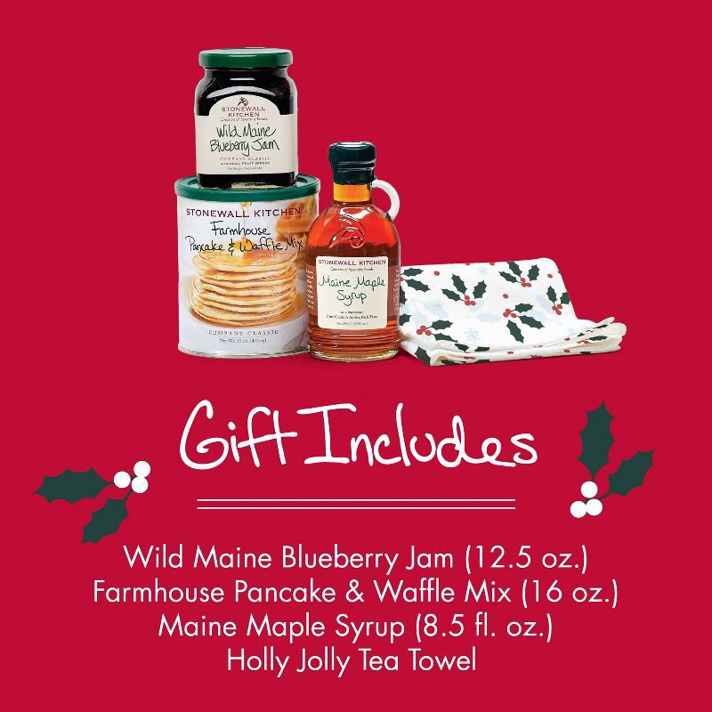 slide 3 of 8, Stonewall Kitchen Holiday Farmhouse Breakfast Baking Gift Set - 4.7lbs/4pc, 4.7 lb, 4 ct