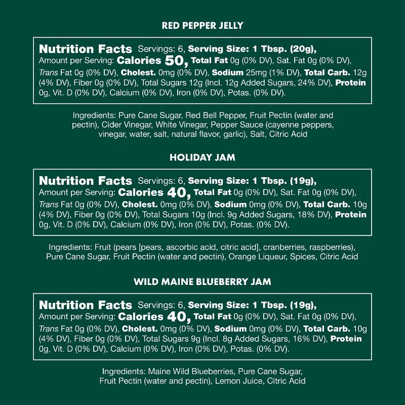 slide 2 of 7, Stonewall Kitchen Holiday Sampler Collection Jams and Preserves Gift Set - 3.2lbs/6pc, 3.2 lb, 6 ct