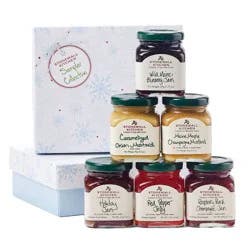 Stonewall Kitchen Holiday Sampler Collection Jams and Preserves Gift Set - 3.2lbs/6pc