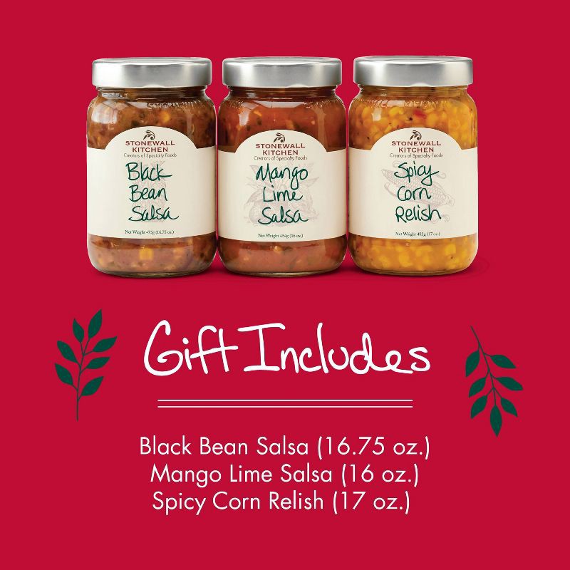 slide 3 of 8, Stonewall Kitchen Holiday Dips and Salsa Gift Set - 5.35lbs/3pc, 5.35 lb, 3 ct