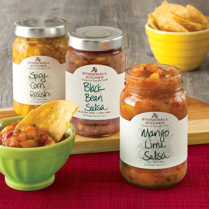 slide 4 of 8, Stonewall Kitchen Holiday Dips and Salsa Gift Set - 5.35lbs/3pc, 5.35 lb, 3 ct