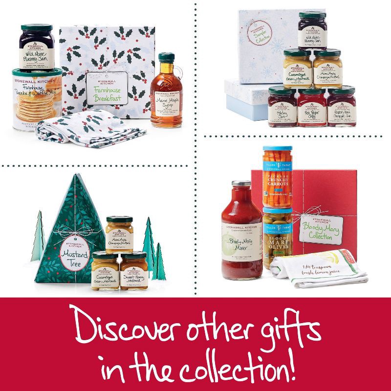 slide 7 of 8, Stonewall Kitchen Holiday Jam Tree Gift Set - 1.65lbs/3pc, 1.65 lb, 3 ct