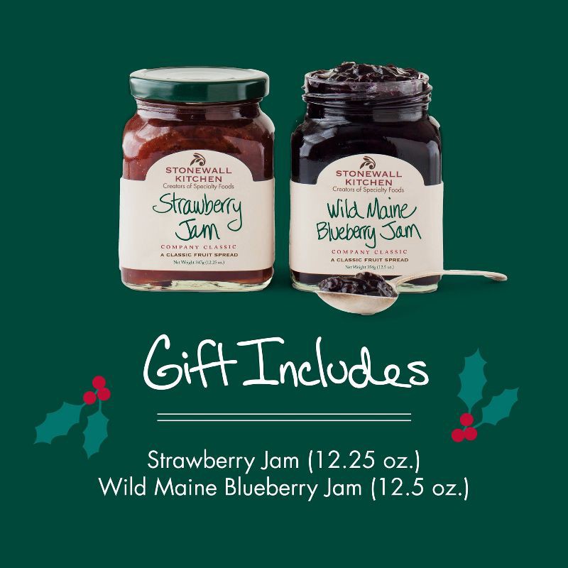 slide 3 of 8, Stonewall Kitchen Holiday Classic Jams Collection Gift Set - 2.9lbs/2pc, 2.9 lb, 2 ct