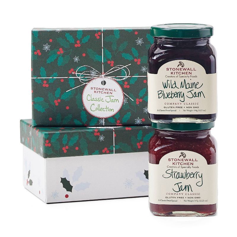 slide 1 of 8, Stonewall Kitchen Holiday Classic Jams Collection Gift Set - 2.9lbs/2pc, 2.9 lb, 2 ct